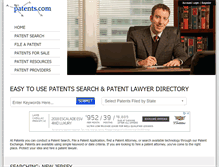 Tablet Screenshot of newjersey.patents.com