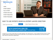 Tablet Screenshot of google.patents.com