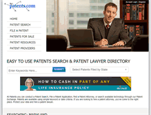 Tablet Screenshot of maryland.patents.com