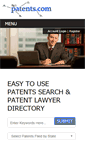 Mobile Screenshot of columbia.patents.com