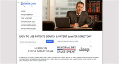 Desktop Screenshot of delaware.patents.com