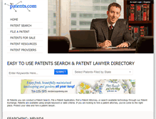 Tablet Screenshot of nevada.patents.com