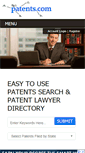 Mobile Screenshot of es.patents.com