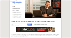 Desktop Screenshot of indiana.patents.com