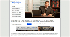 Desktop Screenshot of california.patents.com