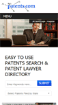 Mobile Screenshot of california.patents.com