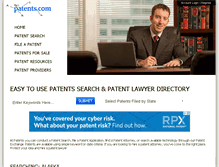 Tablet Screenshot of alaska.patents.com